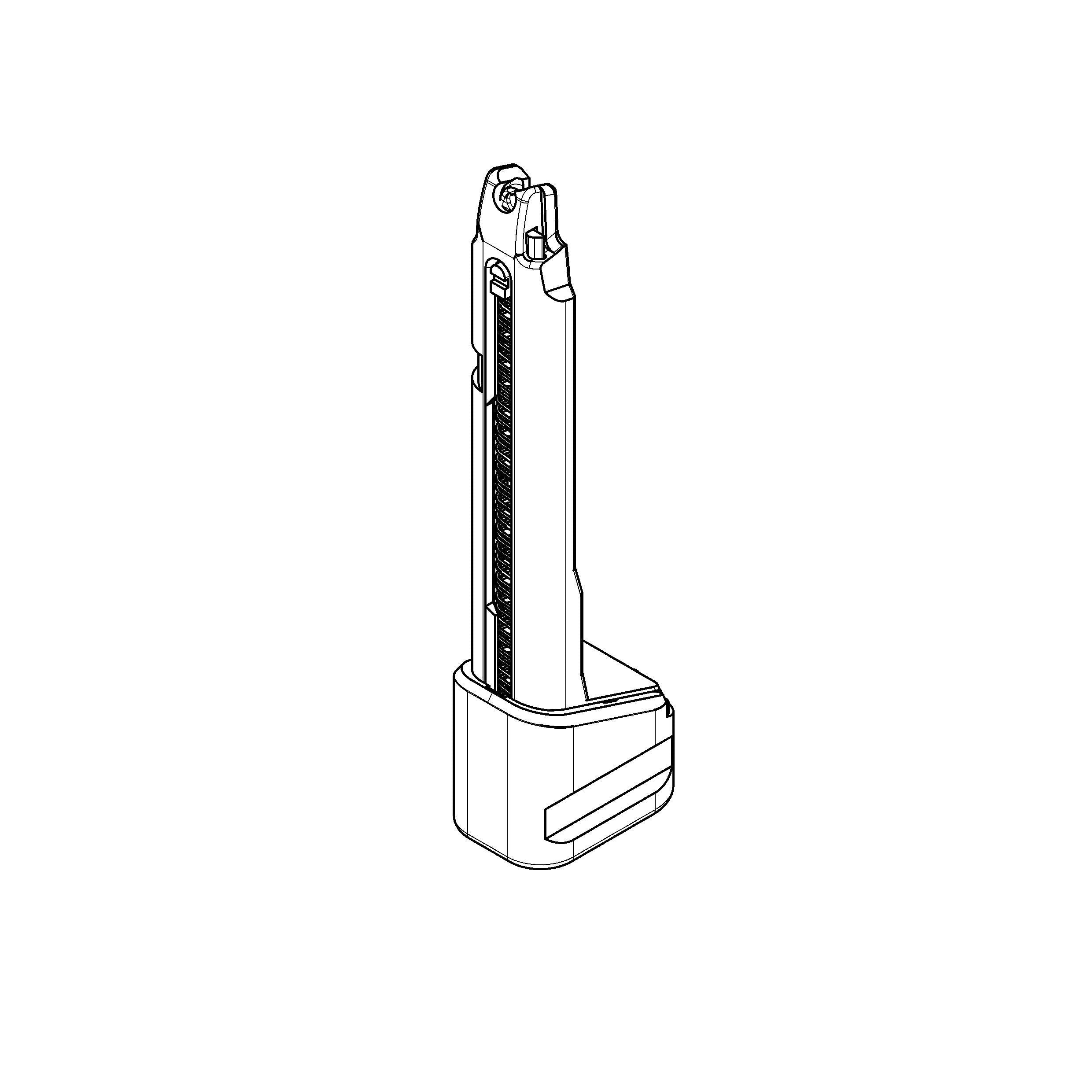 [FICHIER NUMÉRIQUE] Chargeur split G17 - 3D MJF Ultra light 30 billes - PACK COMPLET