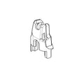 [DIGITAL DOWNLOAD] Extended Magazine Extension for Split G17 Magazine - 3D MJF Ultra Light 30 Rounds