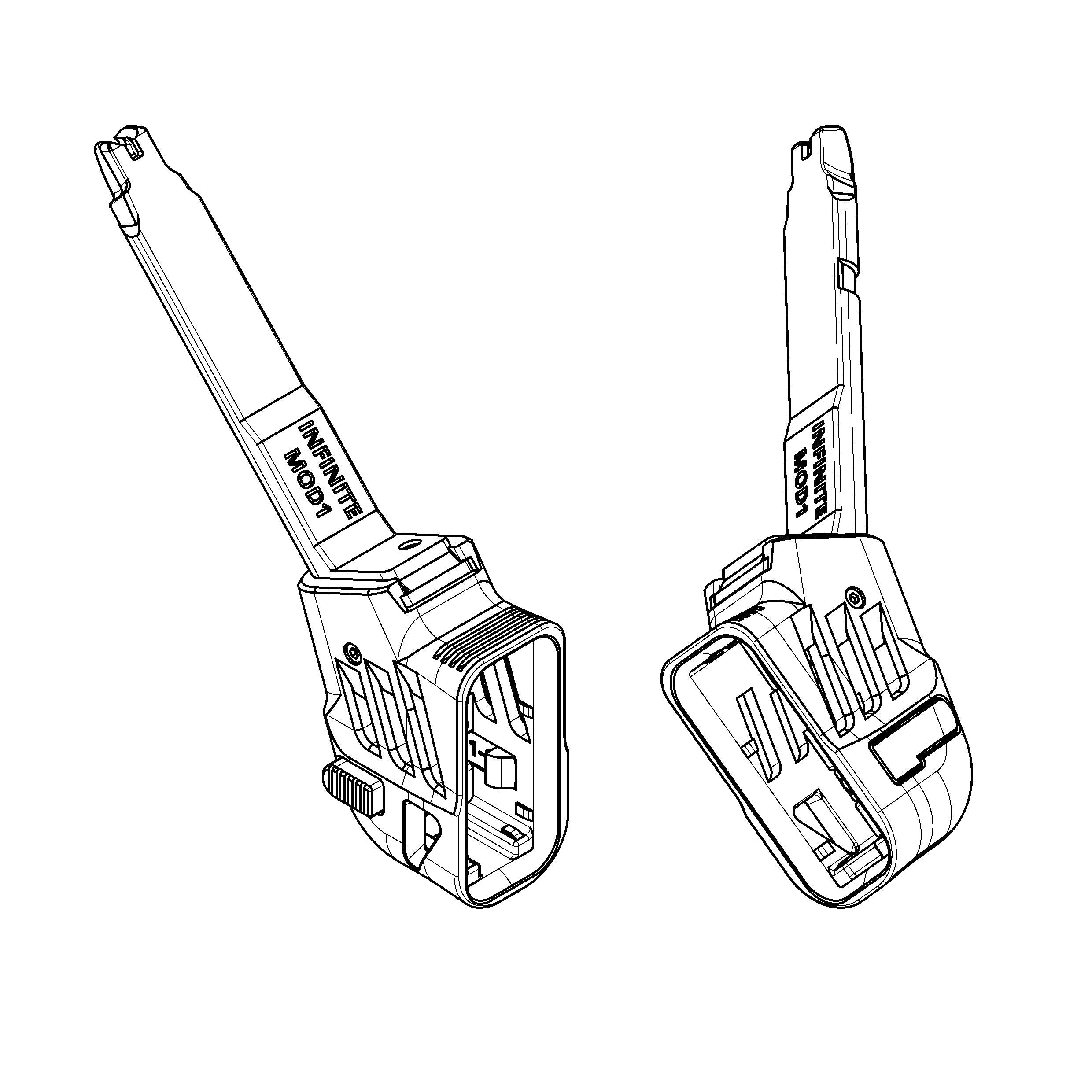 [FICHIER NUMÉRIQUE] Adaptateur split Infinite M4 version angle - PACK COMPLET