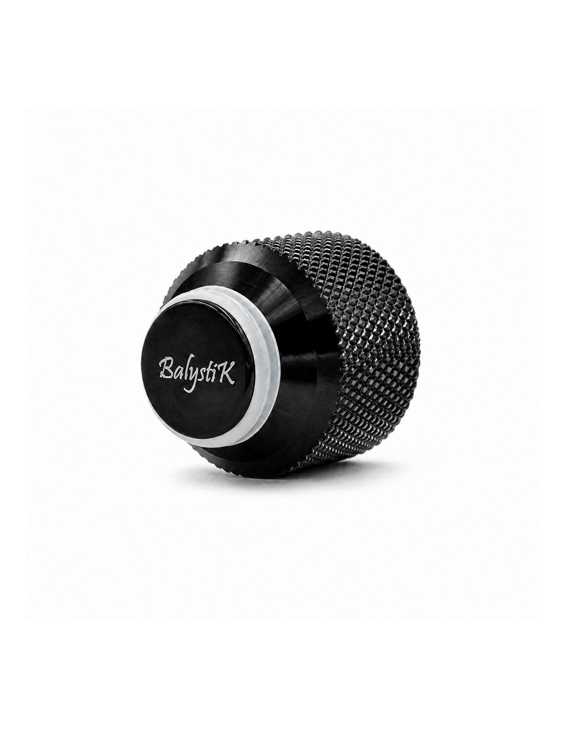 Balystik CNC aluminum cap for HPA tank with O-rings - Black Ops
