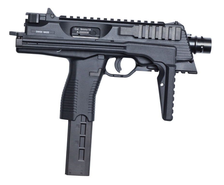 Pistolet Mitrailleur B&T MP9 A3 Gaz SMG GBB Blowback Noir - sans chargeur