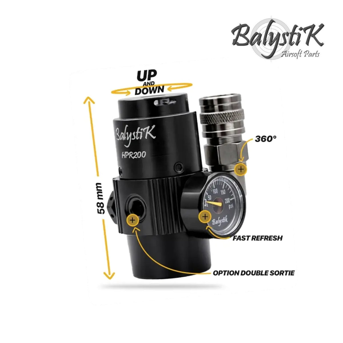 Balystik HPA Regulator HPR800C